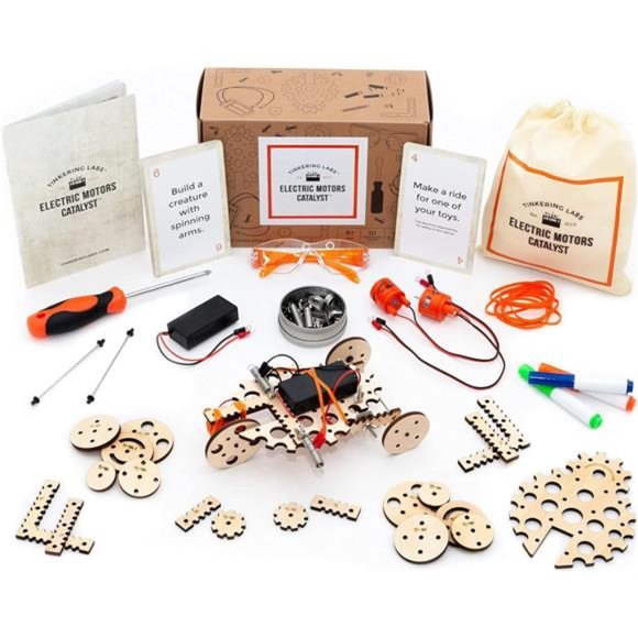Robotics Engineering Kit | 50+ Parts | 10+ STEM Projects For Kids 8-12 - Picture 1 of 6